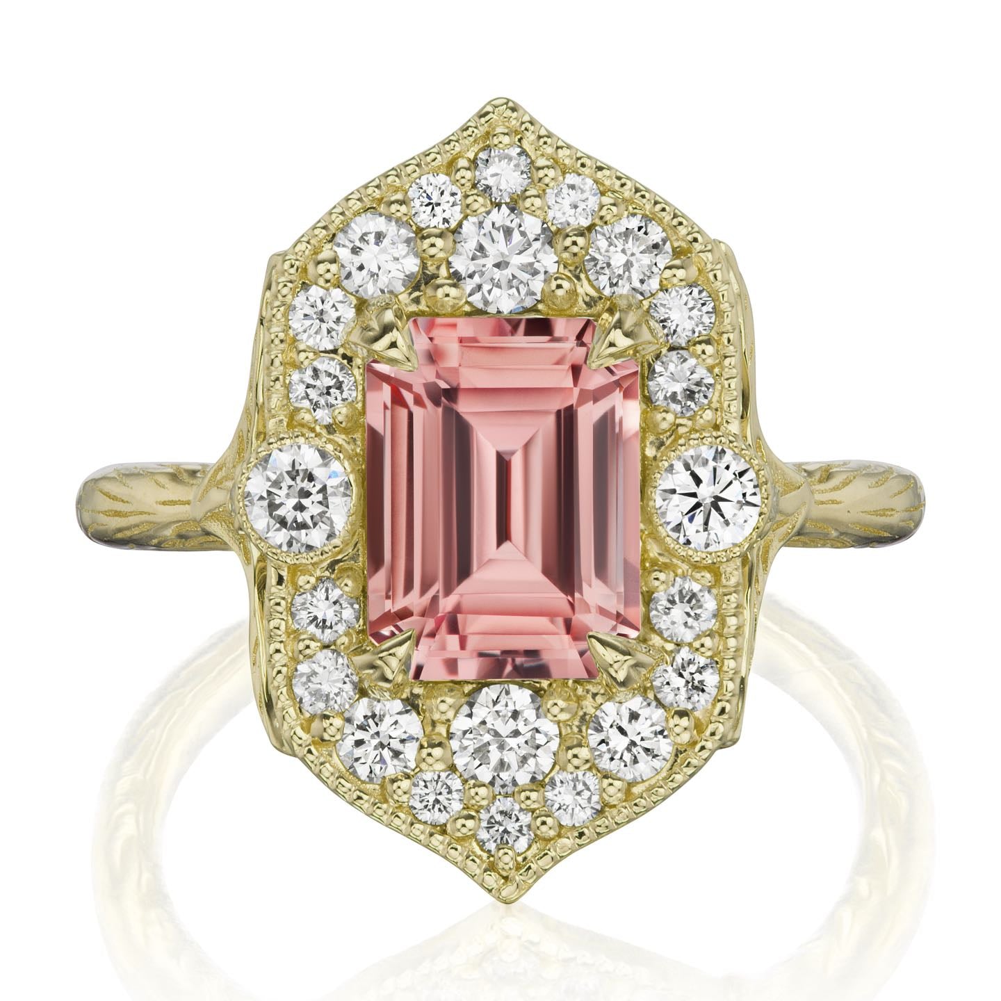 Estella | Radiant Cut Sapphire Ring (2.65ctw) | Kristin Coffin Jewelry