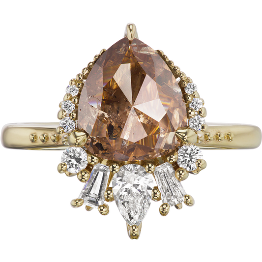 Salt and Pepper Engagement Rings