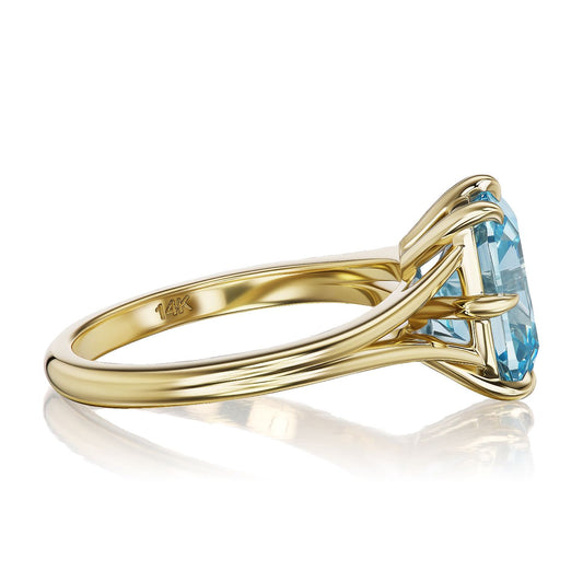 ・Ophelia・Old Mine Cut Cushion Blue Diamond (3.0ct)