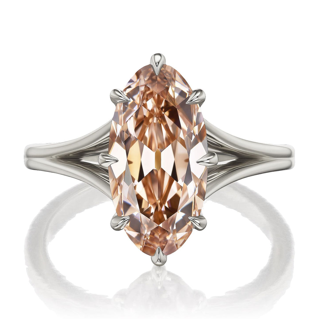 【8/16まで】PRY Distorted Diamond Ring 17号 14.76x7.