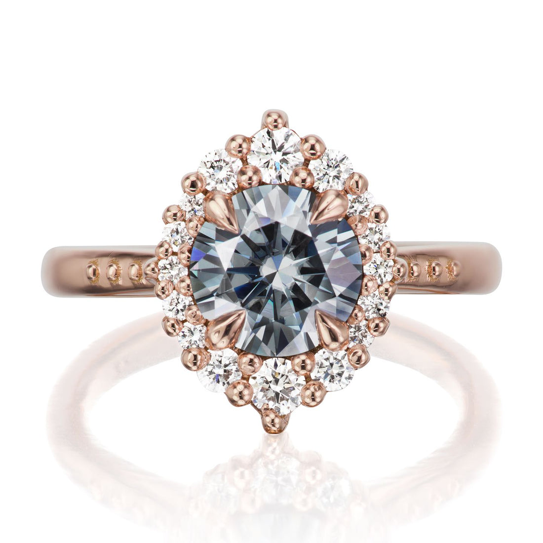 Emerson Grey Moissanite Ring (1.27ctw+) Kristin Coffin Jewelry