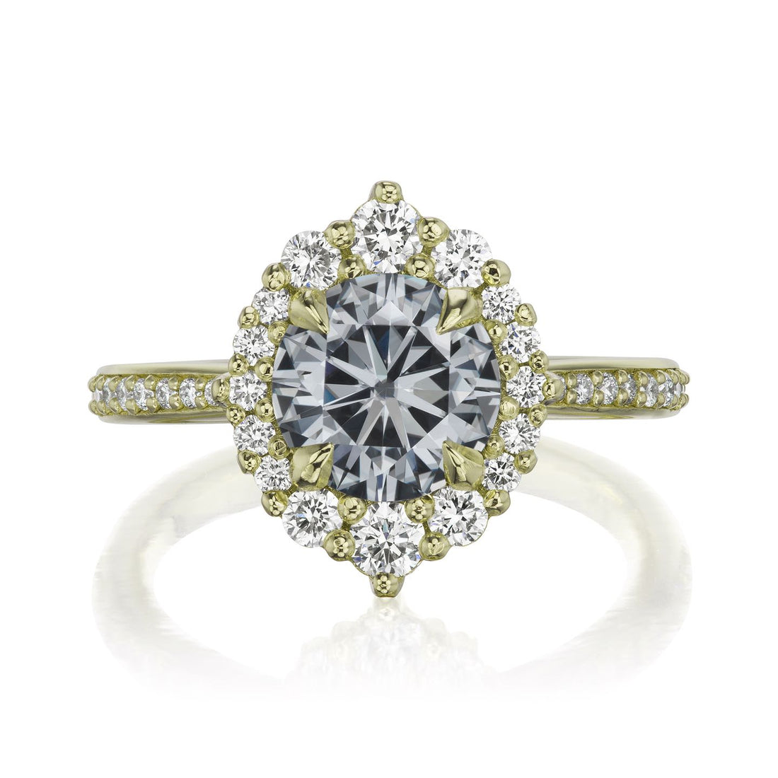Emerson Grey Moissanite Ring (1.27ctw+) Kristin Coffin Jewelry