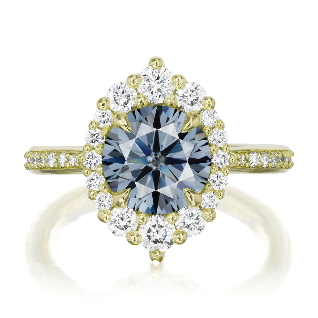 Emerson Grey Moissanite Ring (1.93ctw+) Kristin Coffin Jewelry