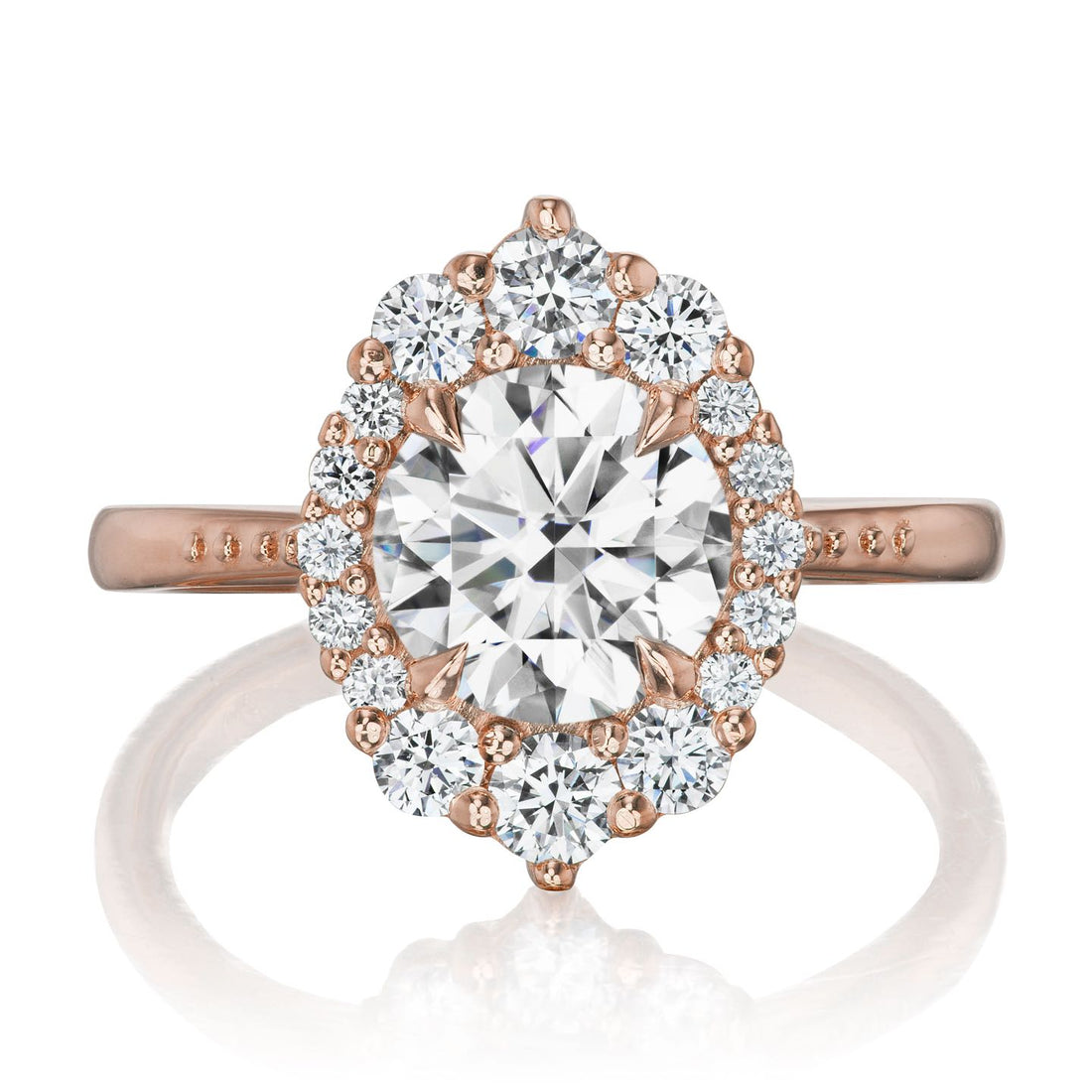 Emerson | Moissanite Halo Ring (2.55ctw+) | Kristin Coffin Jewelry