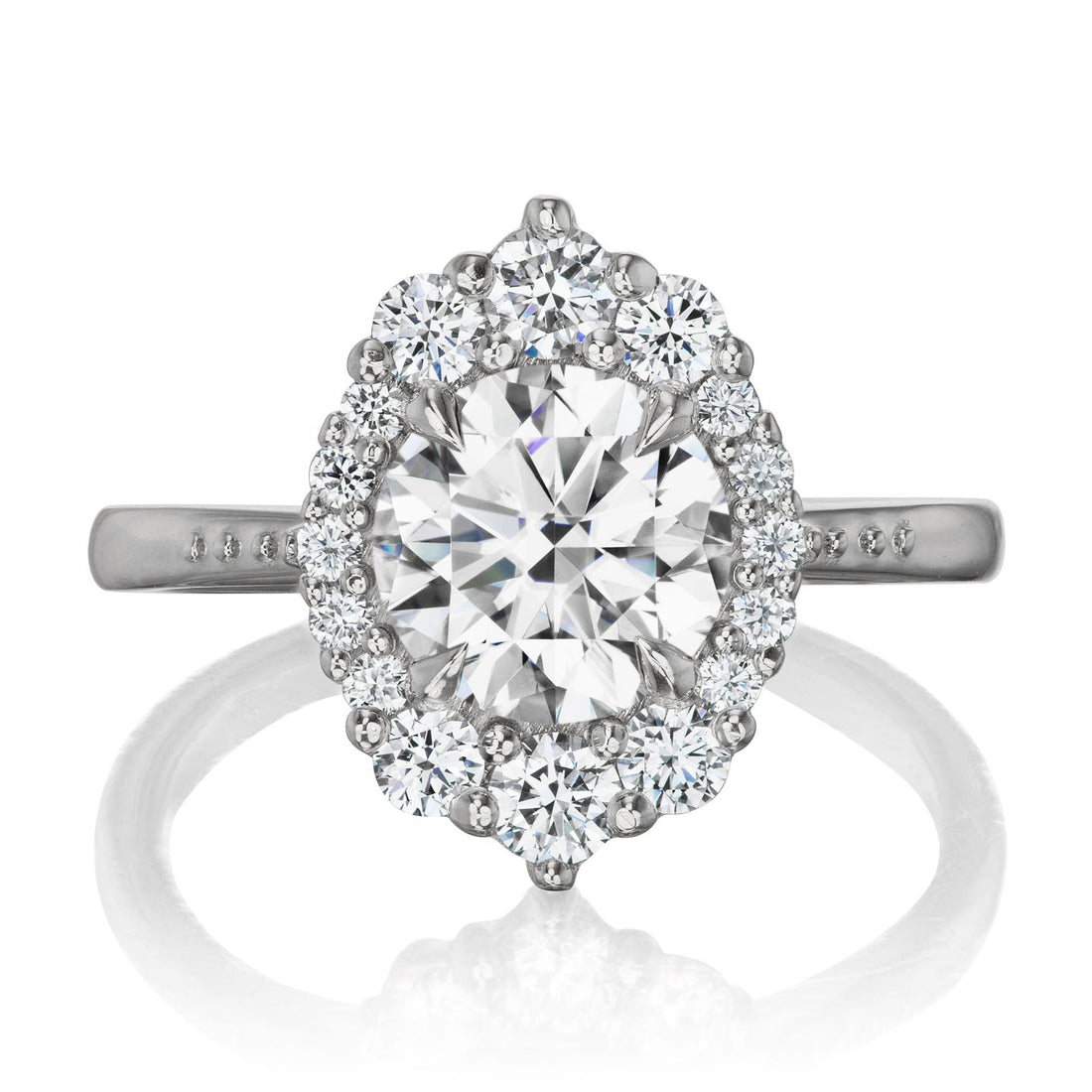 Emerson | Moissanite Halo Ring (2.55ctw+) | Kristin Coffin Jewelry