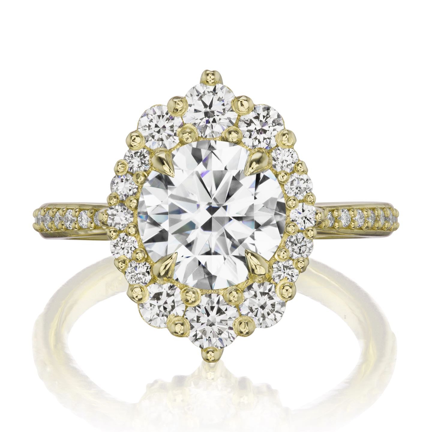 Emerson | Moissanite Halo Ring (2.55ctw+) | Kristin Coffin Jewelry
