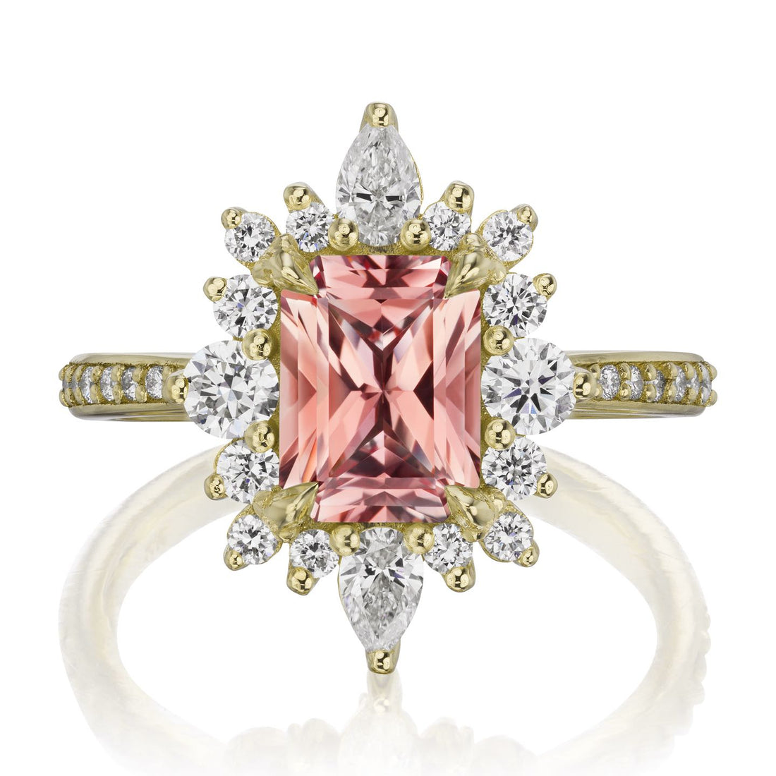 Talia | Radiant Sapphire Ring (2.48ctw+) | Kristin Coffin Jewelry