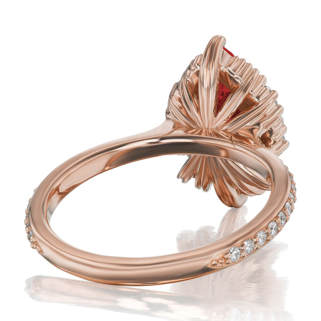 Artemis | Pear Ruby Ring (2.21ctw+) | Kristin Coffin Jewelry