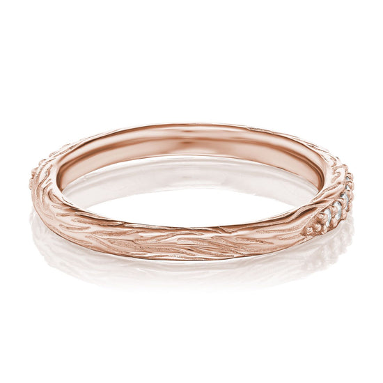 Aspen Diamond Twig Wedding Band Kristin Coffin Jewelry
